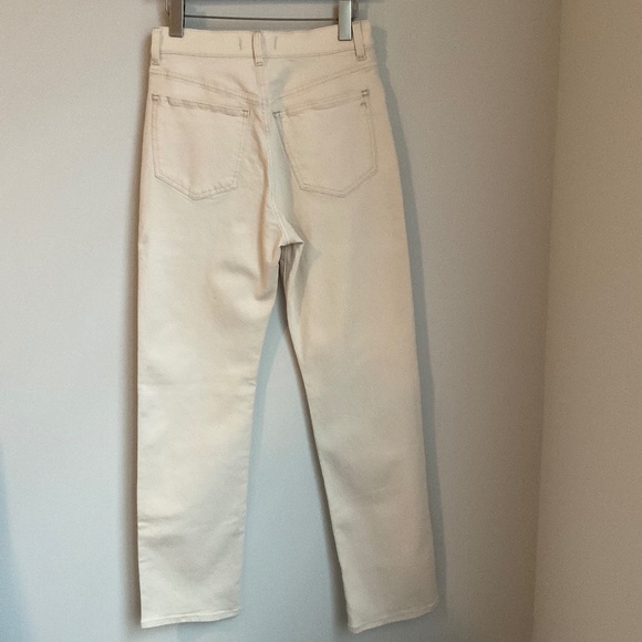 NWT Madewell Natural Canvas The '90s Straight Jean SZ 27 - Picture 5 of 6